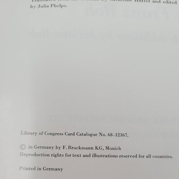 German Art in the Twentieth Century by Franz Roh 1958 Hardcover Book Art Book‎ - Picture 7 of 14